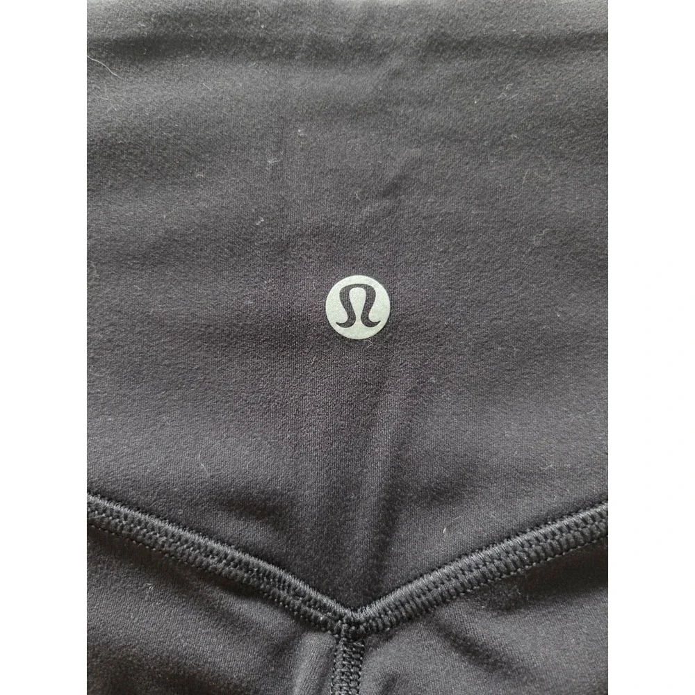 Lululemon Align High-Rise Joggers Cropped Sz 2 Black Nulu Soft Stretch Yoga Pant